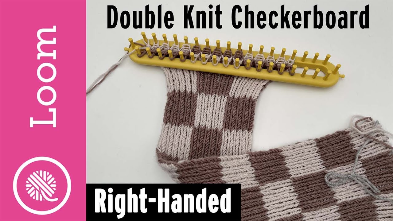 Double Knit Checkerboard (Reversible)