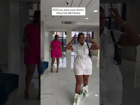 POV: You Wore Your Sisters Shoes but she's at home #Fashion #viral #shorts