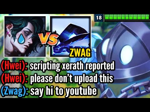 I gave this Hwei a taste of my "scripting" Xerath... he asked me not to upload this