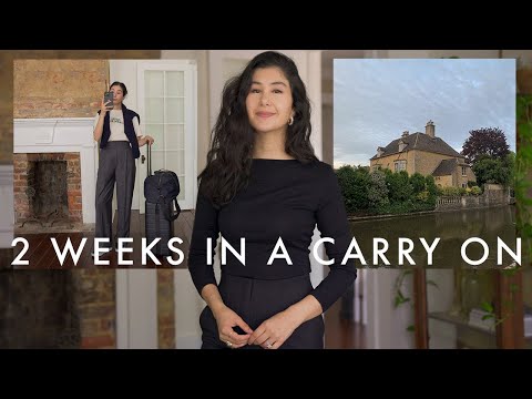 How To Pack For 2 Weeks In Europe In A Carry On & Chic Travel Outfits