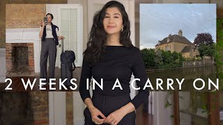 How To Pack For 2 Weeks In Europe In A Carry On & Chic Travel Outfits