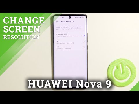 How to Change Screen Resolution on HUAWEI Nova 9 - Set Up Screen Resolution