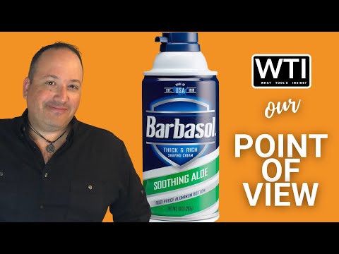 Barbasol Soothing Aloe Shaving Cream - WTI product video review