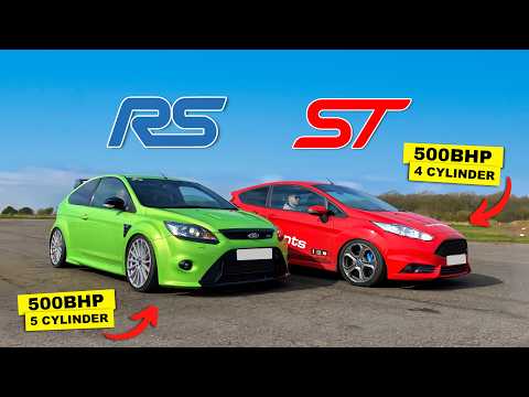 480BHP 2.3L FORD FIESTA ST vs 500BHP FORD FOCUS RS