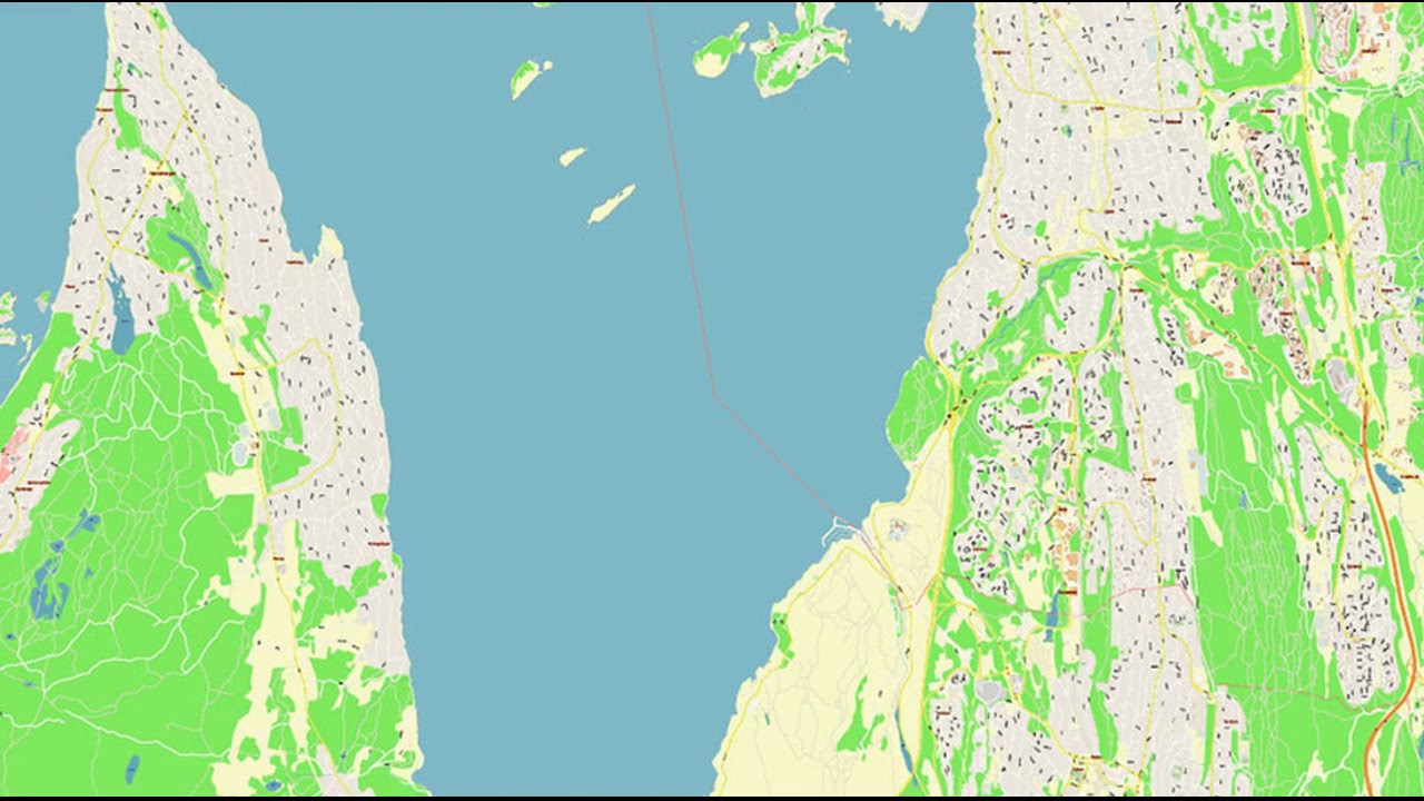 Oslo Norway map vector gvl17b ai 10 ai pdf