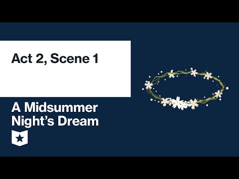 A Midsummer Night's Dream by William Shakespeare | Act 2, Scene 1