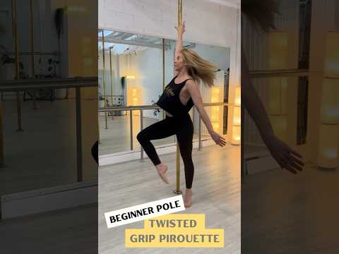 Beginner Pole - Twisted Grip Pirouette #beginnerpole #poledance