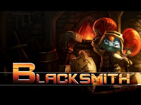 League of Legends: Blacksmith Poppy (HQ Skin Spotlight)