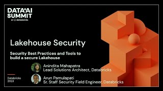 Security Best Practices and Tools to Build a Secure Lakehouse