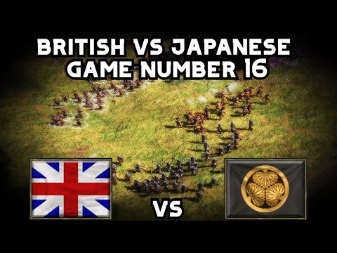 hmm 3 barracks ,Aoe3 British Vs Japanese Game Number 16