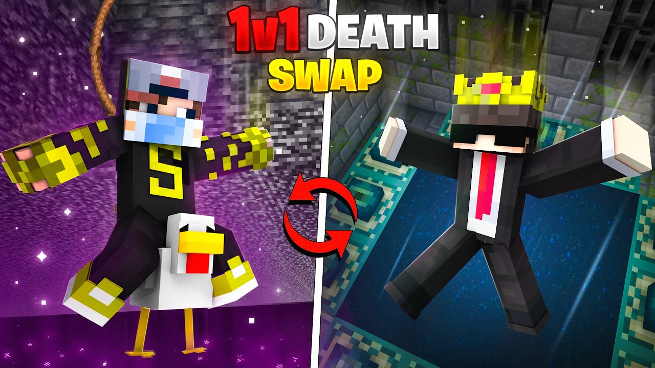 Minecraft Death Swap 11 {Smarty VS SenpaiSpider}