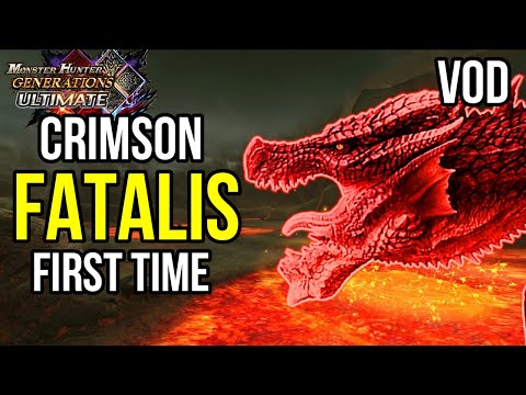 First Time Hunting CRIMSON FATALIS In MHGU VOD