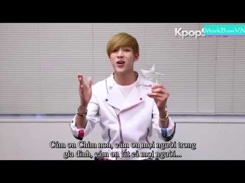 [Vietsub][MarkBamVN] || 150610 - GOT7 BamBam Accepts KpopStarz' 2014 - Best Kpop Artist  Award