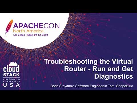 Troubleshooting the Virtual Router - Run and Get Diagnostics
