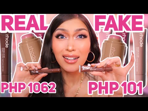 REAL VS FAKE: RHODE BY HAILEY BIEBER! (WALANG PAGKAKAIBA!?)