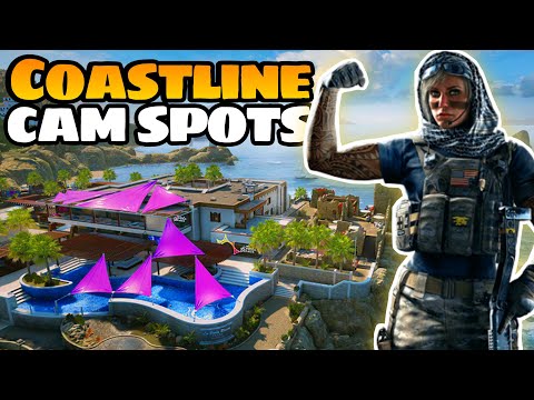 BEST VALKYRIE CAM SPOTS ON COASTLINE! Rainbow Six Siege Operator Guide