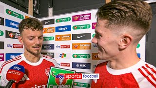 "My guy!" 😁 | Viktor Gyokeres & Ben White FULL reaction to Arsenal's win at Chelsea