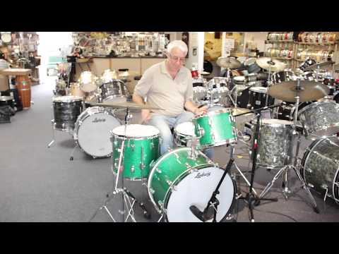 Vintage Ludwig Player's Kit - Green Sparkle