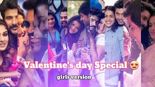 ❤ valentines day special what's app status Tamil || Happy Valentine's day ❤ Girls version  mash_up 🤗
