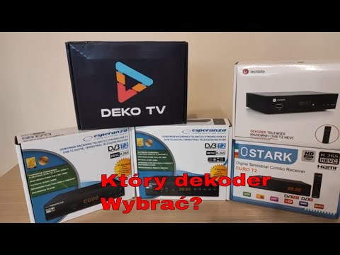 Który dekoder DVB-T2 HEVC H.265 wybrać ? cz.2