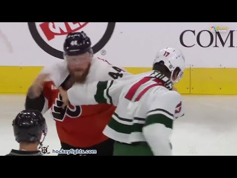 Marcus Foligno vs Nicolas Deslauriers Oct 18, 2025