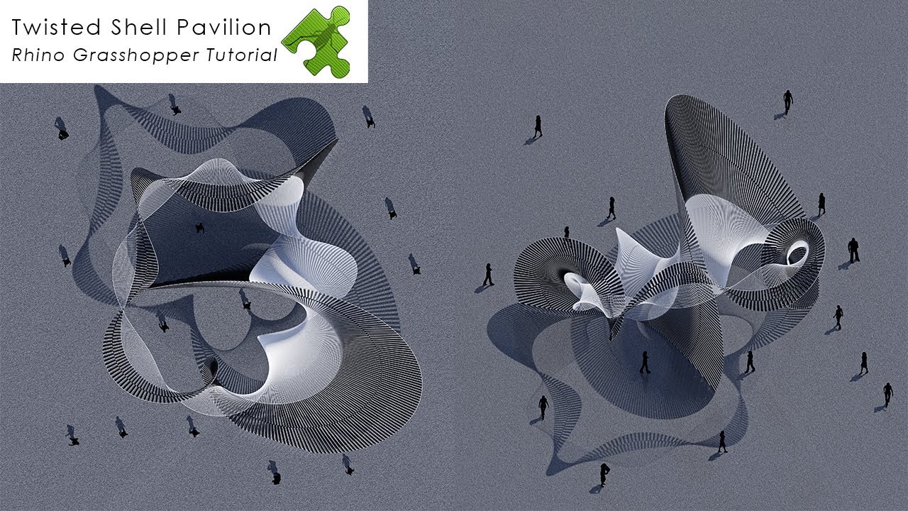 Twisted Shell Pavilion Rhino Grasshopper Tutorial