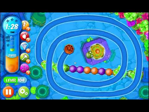 Marble Woka Woka Level 104 - NO BOOSTERS 🐢 | SKILLGAMING ✔️