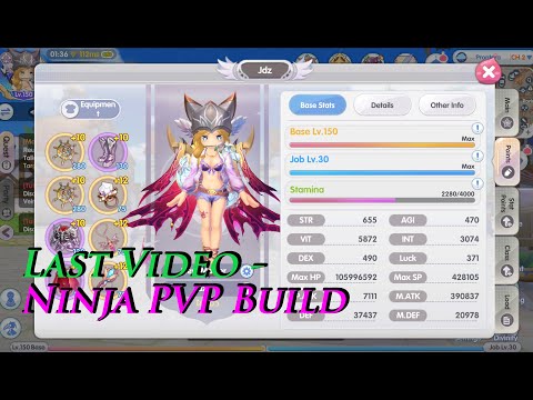 Last Video - Ninja PVP Build | rox | Ragnarok X: Next Generation