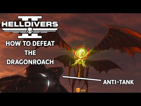 How to easily kill the Dragonroach - Helldivers 2 Full Guide