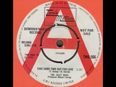 Isley Brothers -Take Some Time Out For Love - UK Tamla Motown Records Demo released 1966