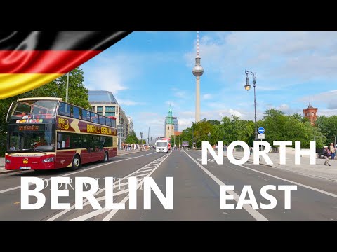 DRIVING in BERLÍN NORTH-EAST, City State of Berlin, GERMANY I 4K 60fps