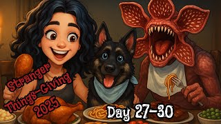 Stranger Things-Giving 2025 Days #27-30 So many finished items!