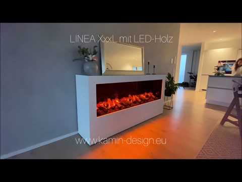 Dimplex Elektrokamin LINEA Xxxl mitLED-Holzglutauflage - Opti-myst Elektrofeuer vom Hersteller