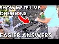 Learn YOUR Show Me Tell Me Questions Driving Test Guide