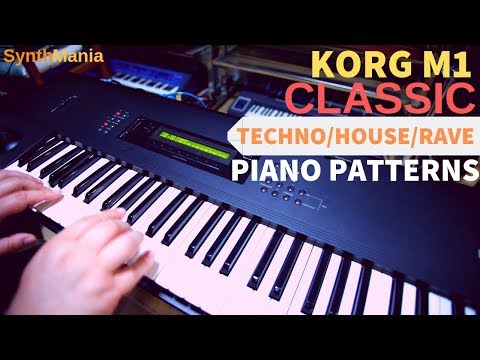 How to play the classic M1 Piano Techno/House/Rave patterns