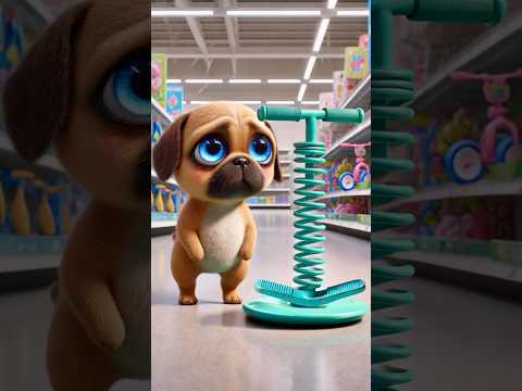 Heartwarming Cute Dog! From Shy to Making New Friends, The Magic of Pogo Stick Friendship! ❤️🐶