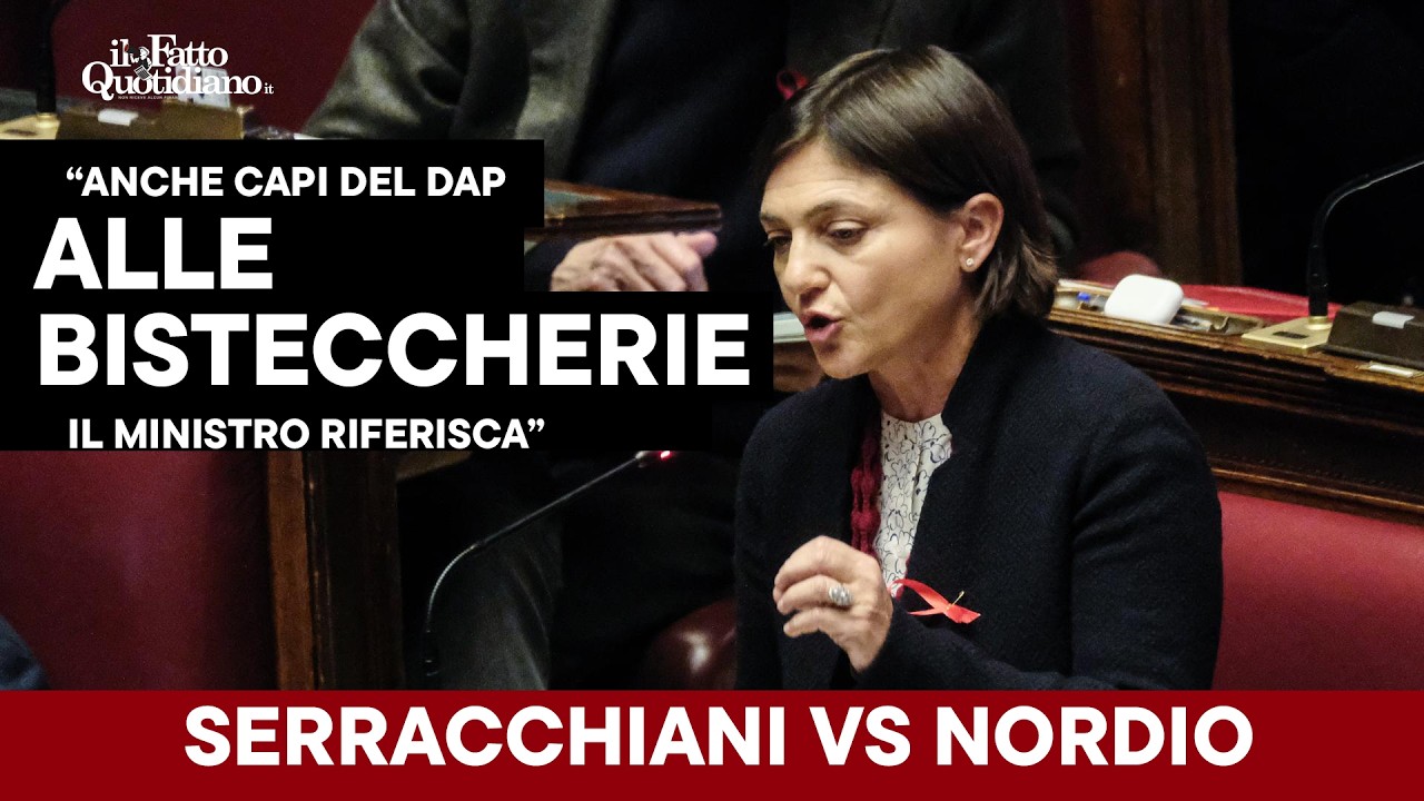 Serracchiani contro Nordio: "Due capi del Dap a cena con Delmastro e Bartolozzi, riferisca in Aula"