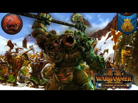 GRIMGOR THE GOD! - Greenskins vs. Dwarfs - The Warden and the Paunch DLC - Total War Warhammer 2