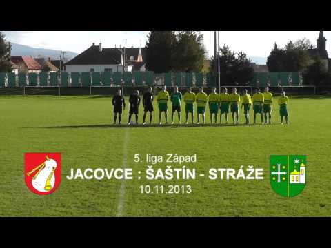 Futbal: Jacovce - Šaštín Stráže 10.11.2013