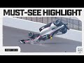 Nolan Siegel spins, flips wildly into air during Indy 500 practice | INDYCAR