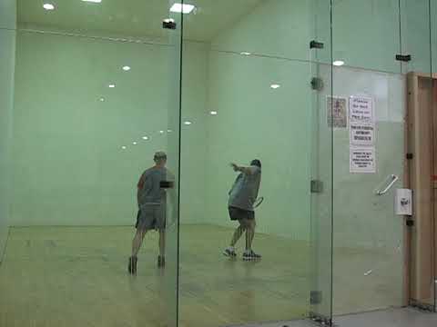 Only Court in Iraq - Racquetball - Angel vs Mike 24