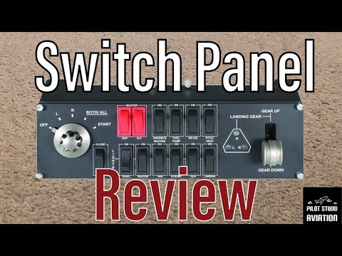 Logitech Saitek Flight Switch Panel Review (FSX PC)