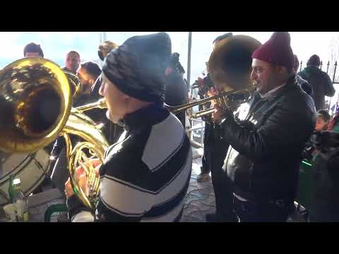 Capra de la Mâlosu cu fanfara lui Ţiţi de la Stejaru - 31.12.2022