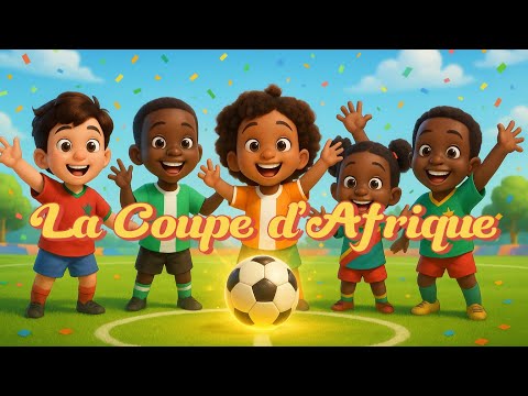 Chanson Coupe d’Afrique🏆 - comptine Africaine pour Enfants - KidAllo