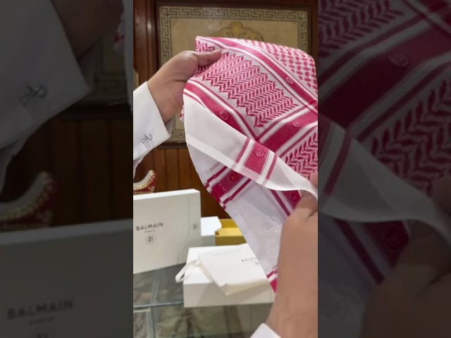 شماغ بالمان ليمتد ادشن مزخرف 2024 Balmain