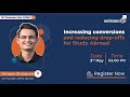 Increasing conversions and reducing drop-offs for Study Abroad Market : Learn more in this webinar