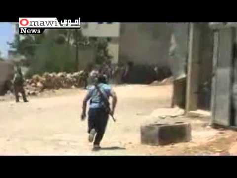 التصدي لقوات النظام من قبل كتيبة التحرير على جبهة الرامي في محافظة إدلب