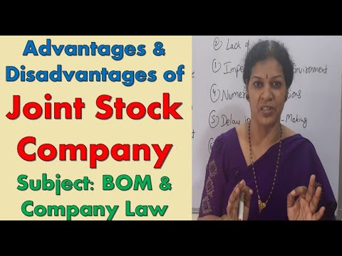 Introduction Features of Joint Stock Company BOM Company Law Subject