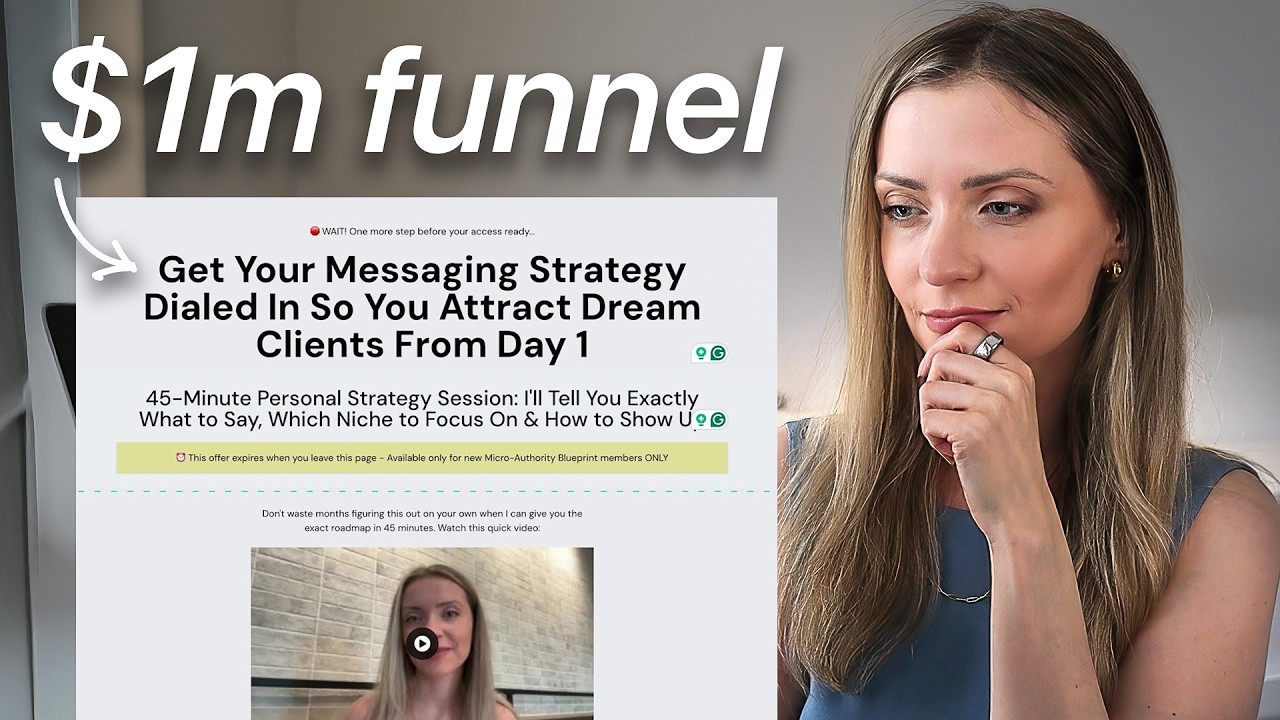 watch me build a $1m sales funnel in 18 minutes