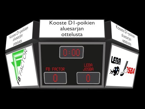 D1-poikien aluesarja FB Factor-LeBa/Josba